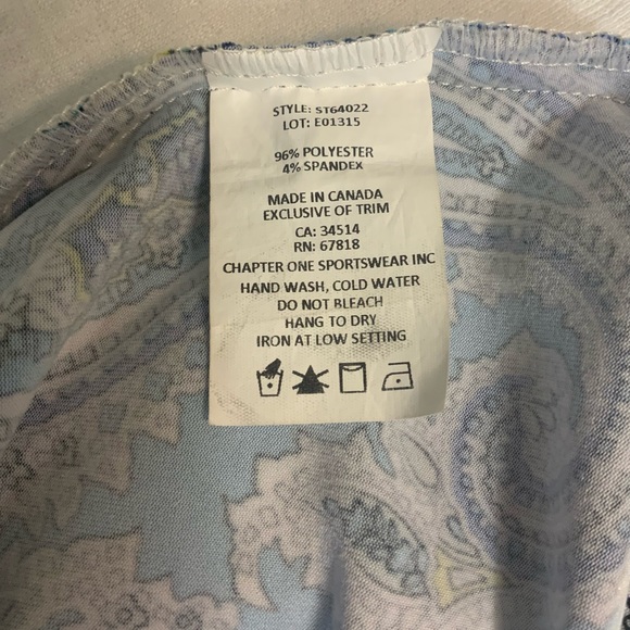 Sold…Jules & Leopoldo Matching Paisley Printed Skirt & Blouse. - Picture 6 of 9